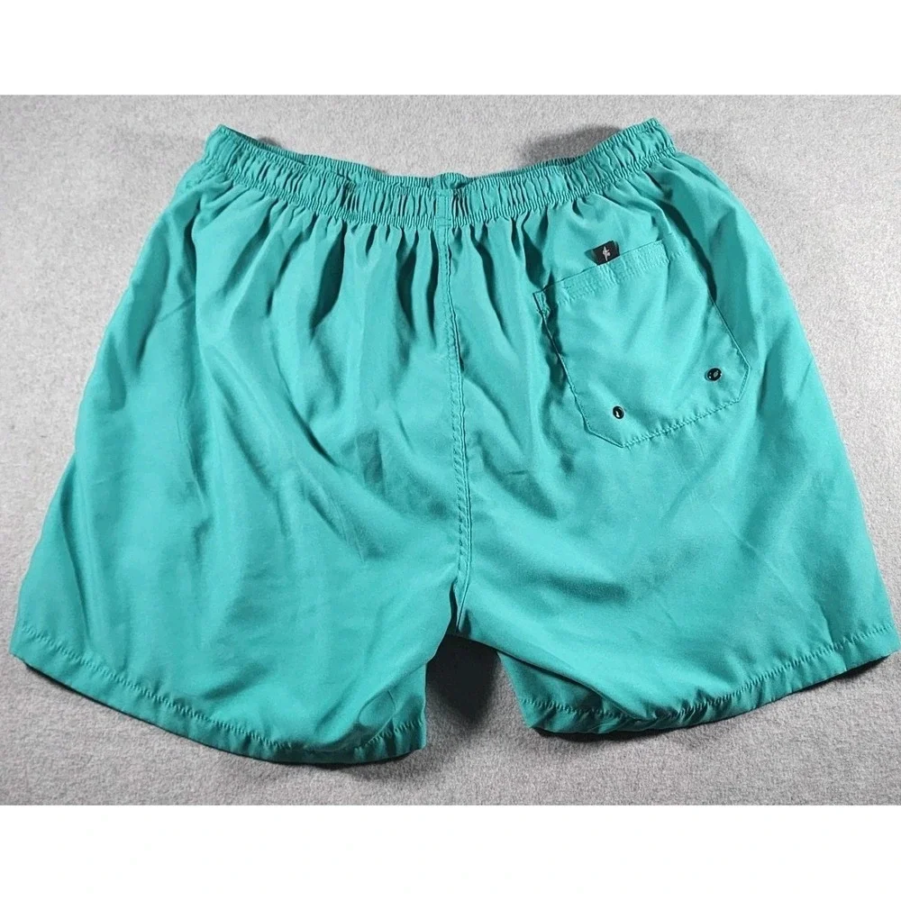 Guy Harvey Men's Embroidered Swim Trunks Board Shorts, Size 2XL, Green 6